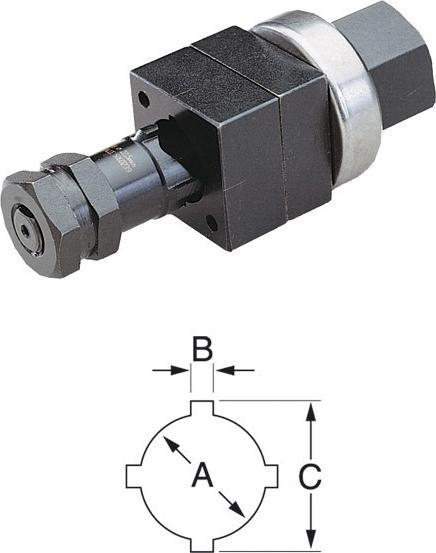 Produktbild Klauke KLA 50602420 Rundlocher mit vier Nuten, 30,5x4,8x36mm, MaterialstÃ¤rke max. 3mm