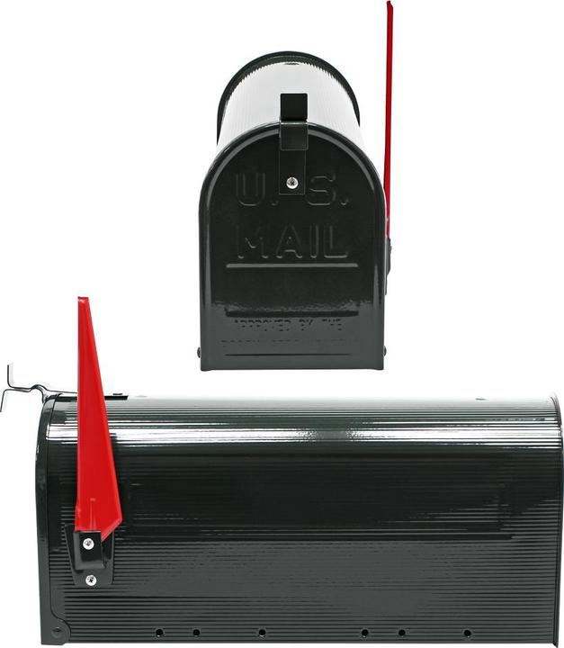 Actual product image Wiltec US Mailbox Post Letter Box American Design with Wall Mount