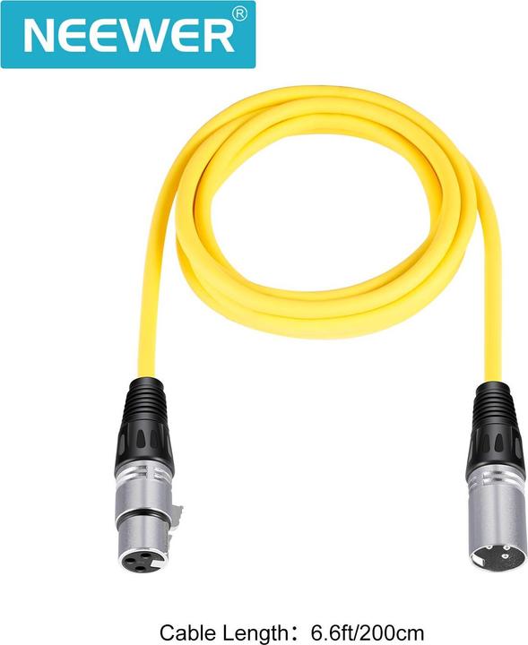 Produktbild Neewer 6er-Pack Mikrofonkabel (2 m, XLR Kabel)