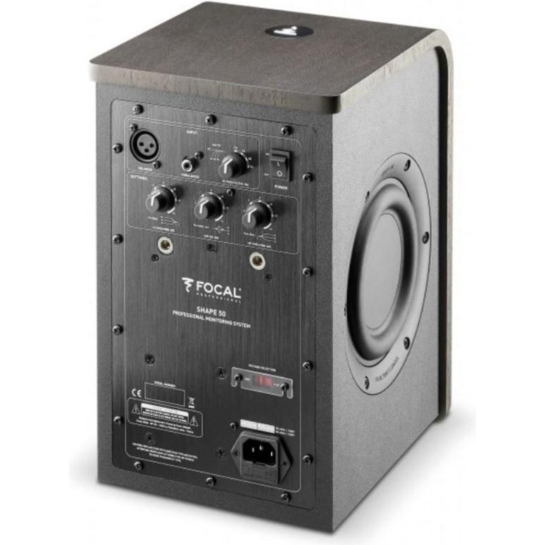 Thumbnail - Focal Shape 65 (Aktiv, 1 Stk., 1x 80 W), Monitor Lautsprecher, Schwarz, Beige, Grau