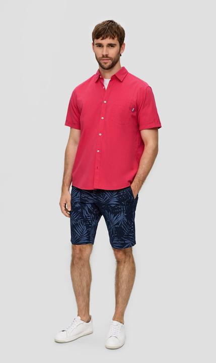 Immagine prodotto s.Oliver Hemd Baumwollhemd mit Musterstruktur (M)