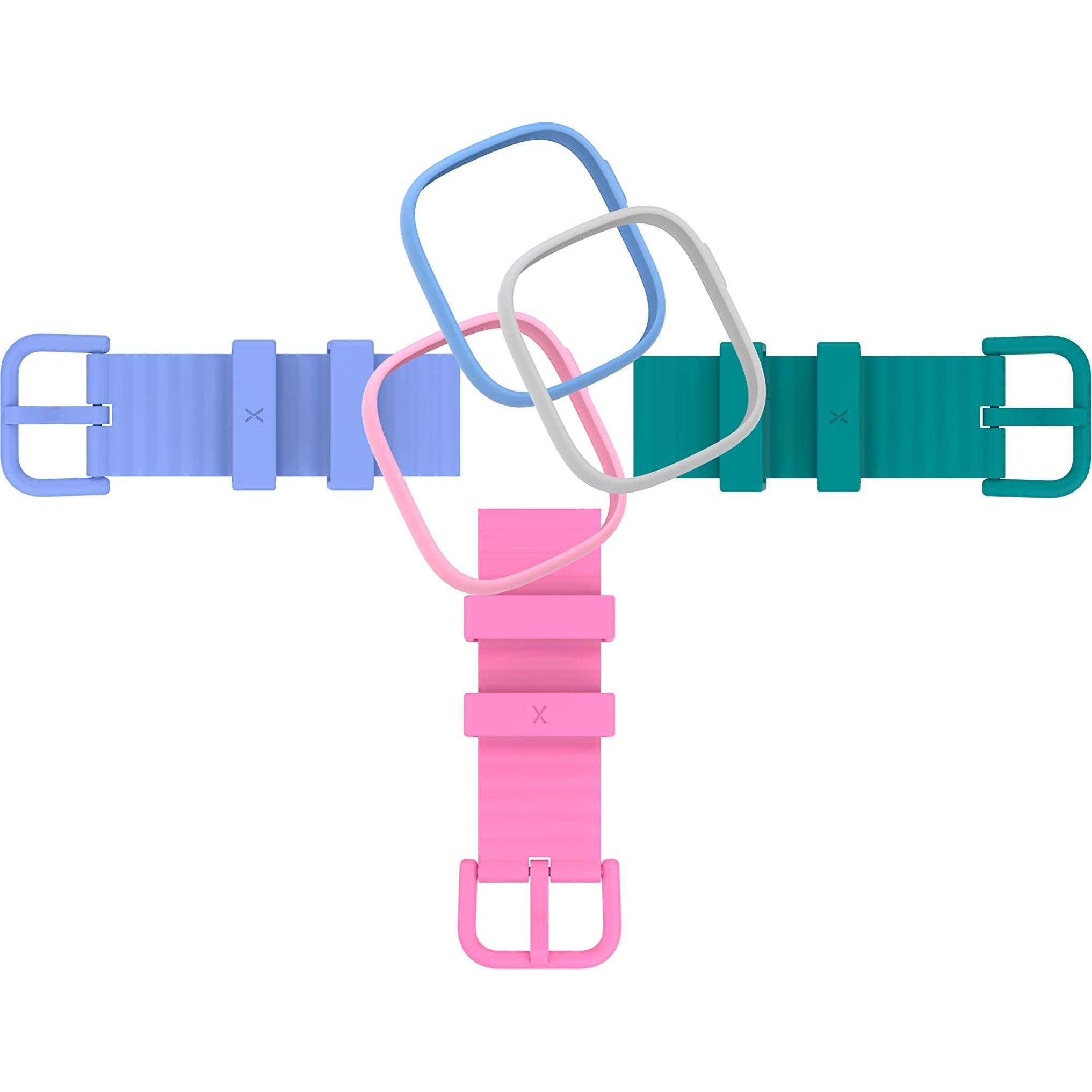Xplora X6 Play Straps & Frames (Silikongummi, Xplora X6 Play), Uhrenarmband, Mehrfarbig