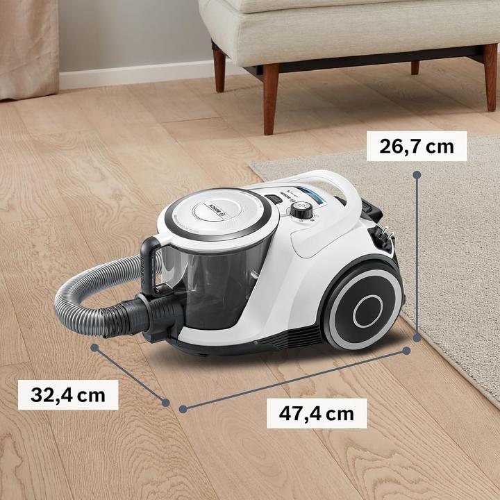 Actual product image Bosch Hausgeräte BGC41XALL GS41 Series / 6 white