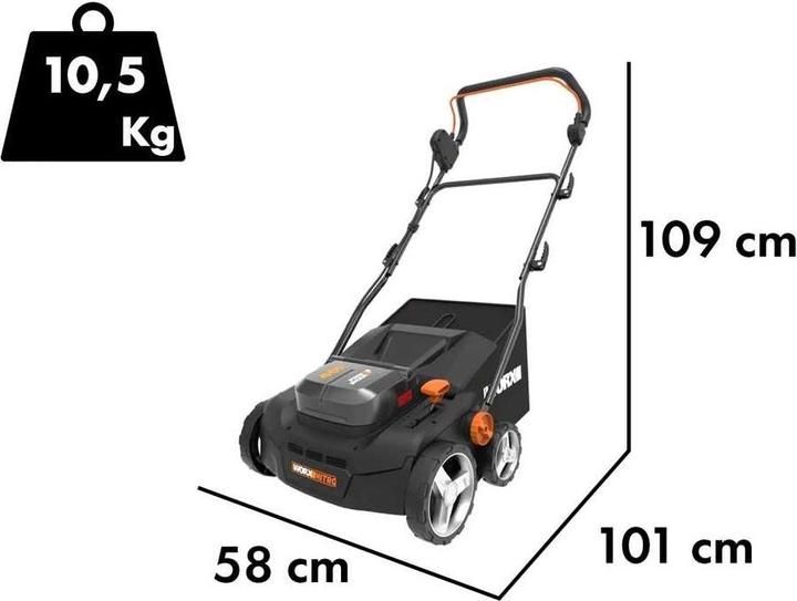 Produktbild Worx Vertikutierer & Rasenlüfter WG855E.9