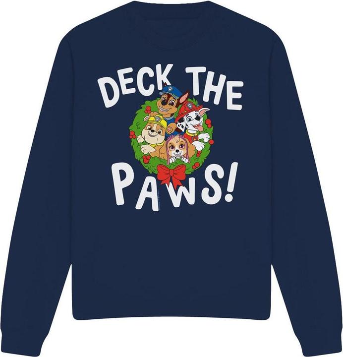 Produktbild Paw Patrol Deck The Paws Sweatshirt weihnachtliches Design (M)