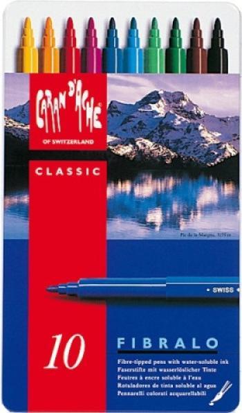 Produktbild Caran d'Ache Fibralo Metallschachtel (Mehrfarbig, 10 x)