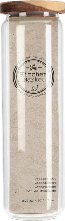 Produktbild Casativo Vorratsglas mit Deckel aus Akazienholz, 1500 ml (1.50 l)