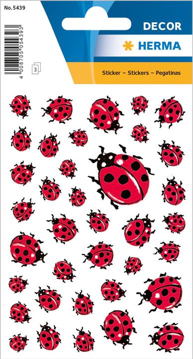 Image du produit HERMA Autocollants Coccinelle