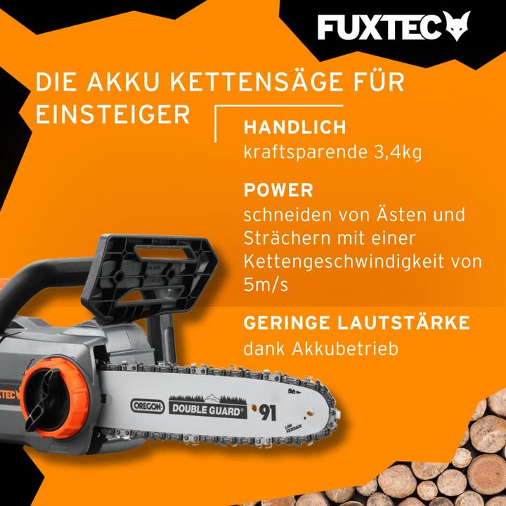 Actual product image Fuxtec FX-E1KS20 (Battery chain saw)