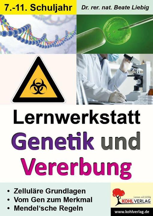 Produktbild Lernwerkstatt Genetik & Vererbung (Deutsch, KOHL VERLAG Der Verlag mit dem Baum, 2011)