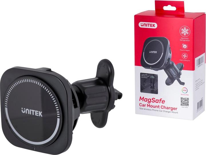 Produktbild Unitek ładowarka Samochodowa 38w Uchwyt Magsafe