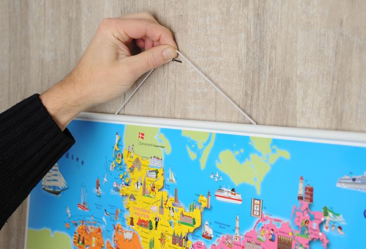 Immagine prodotto Mappa politica illustrata della Germania