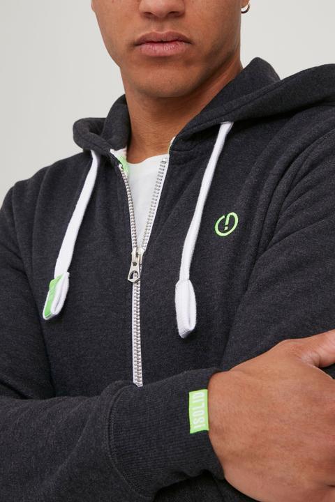Actual product image Solid BennZip Men's Hooded Jacket Zip (M)