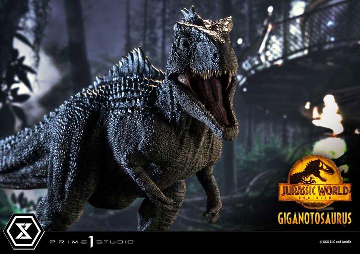 Actual product image Hot Toys JURASSIC WORLD DOMINION - Giganotosaurus - Statuette 48cm