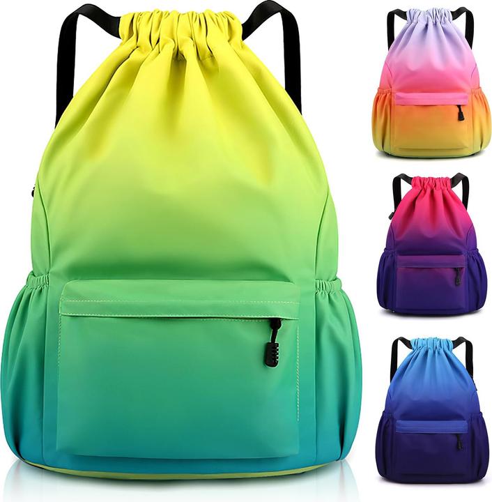 Produktbild Only-Bags.Store Sporttasche, wasserdichte Tasche mit grossem Fassungsvermögen mit Kordelzug Rucksack, Schwimmen