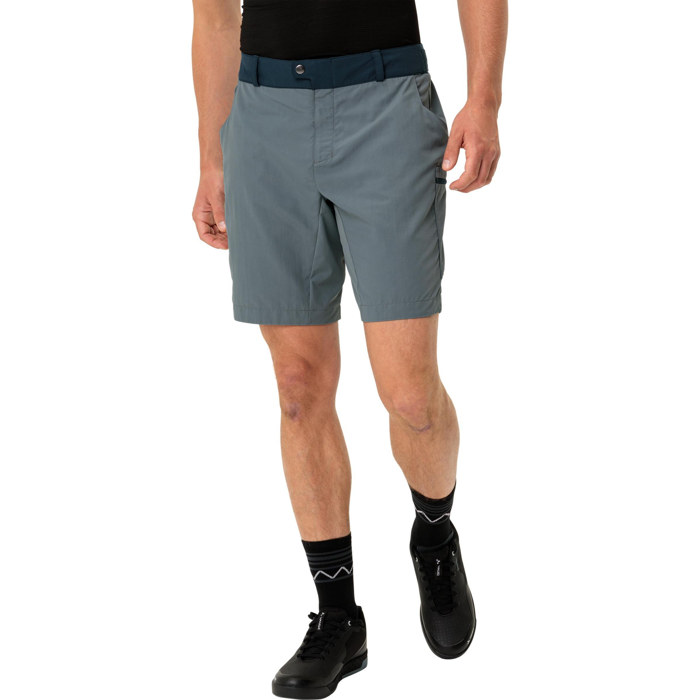 Vaude, Herren, Velohosen, Qimsa Shorty (XL), Grau, XL