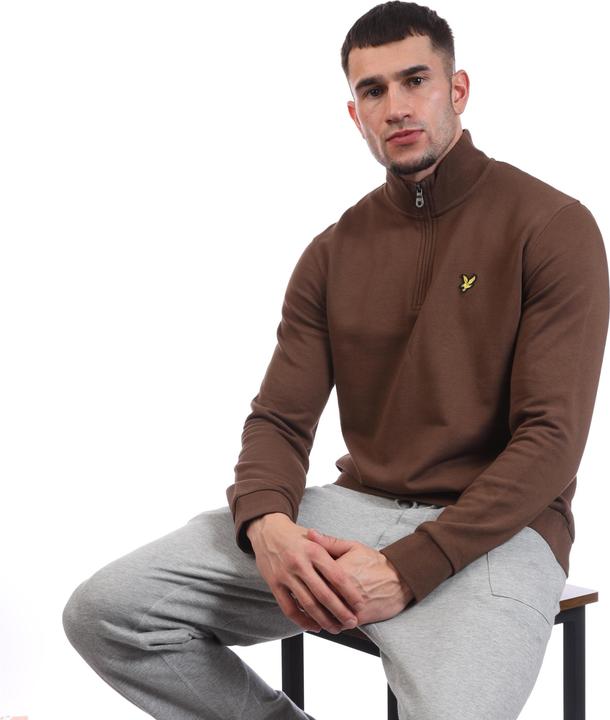 Produktbild Lyle and Scott mit kurzem Reissverschluss Sweatshirt Loopback (S)