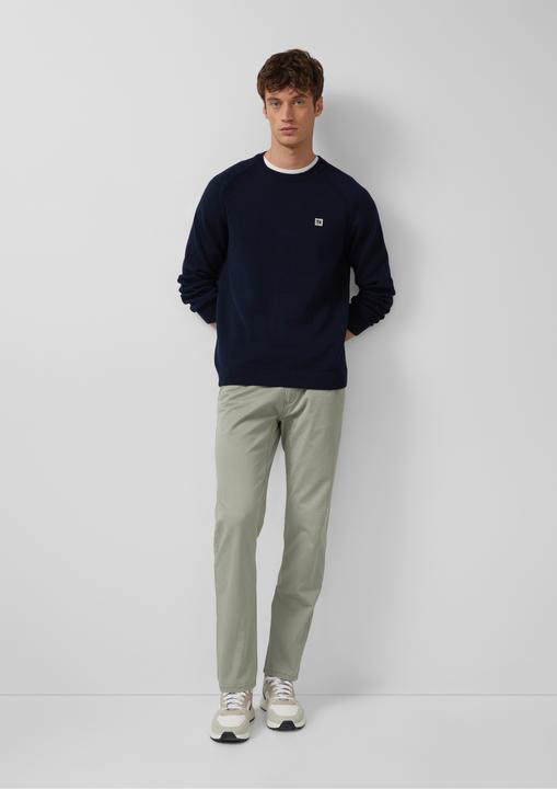 Produktbild s.Oliver Strickpullover Strickpullover aus Baumwolle mit Raglanärmeln (L)