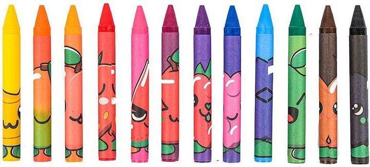 Immagine prodotto Canenco Pastelli a cera profumati Fruitysquad confezione da 12 pezzi (12x)