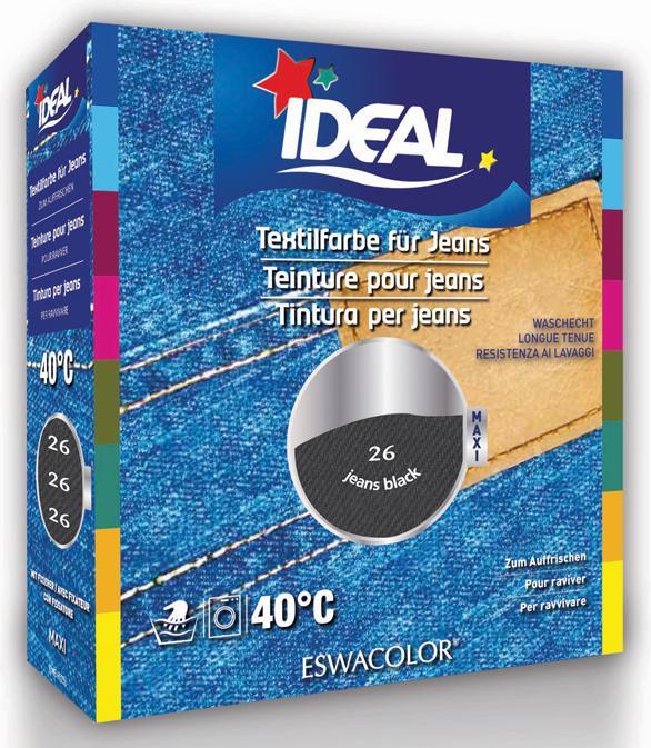 Ideal / Eswacolor Textile colour (1 Washing cycles, Liquid detergent)