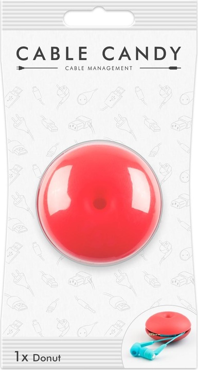 Actual product image Cable Candy Donut Pink