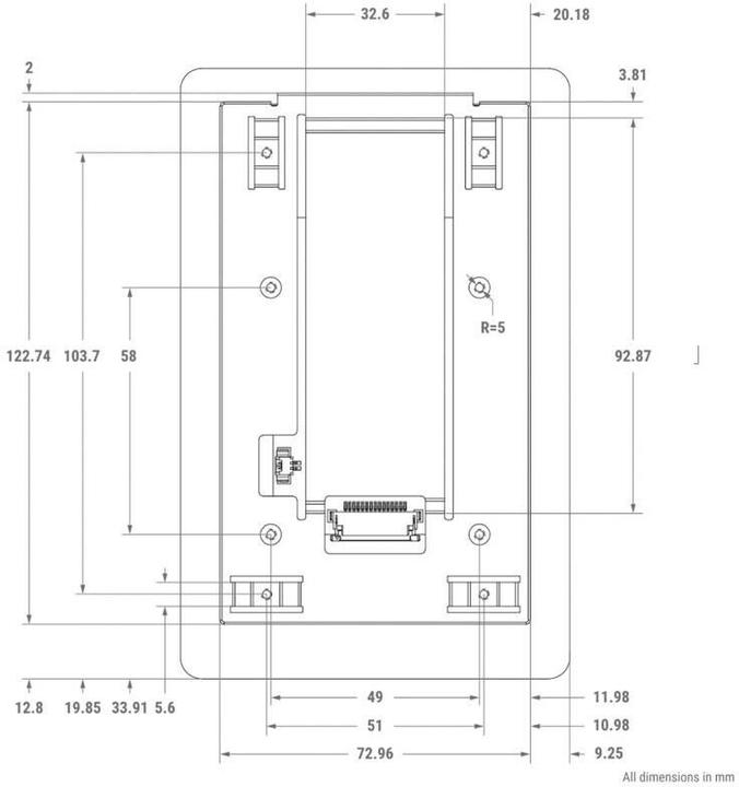 Produktbild Raspberry Pi Official Touch Display 5INCH 720x1280