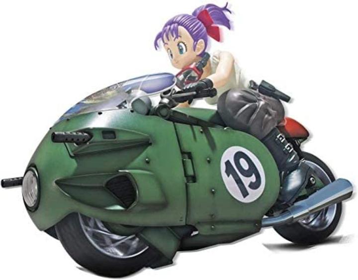 Actual product image Bandai Model Kit Dragon Ball Funkoe Rise Mech Bulma Motorcycle