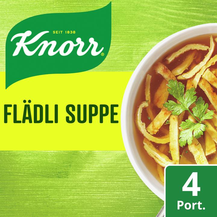 Immagine prodotto Knorr Flädli soup bag, zuppa primaverile con pasta e verdure, fresca e leggera come la primavera