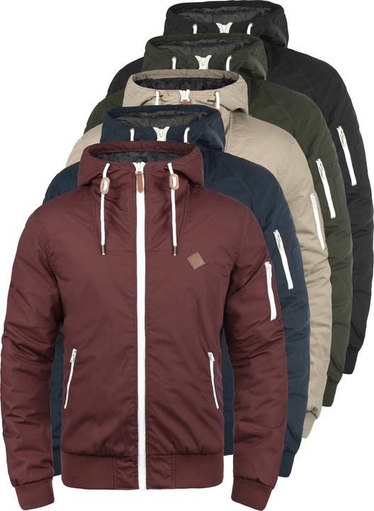 Immagine prodotto Solid Tilly Giacca Di Mezza Stagione Piumini Giubotto da Uomo Con Cappuccio (XL)