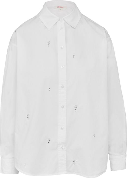 Image du produit S.Oliver Bluse Baumwollbluse mit Schmucksteinen (34)