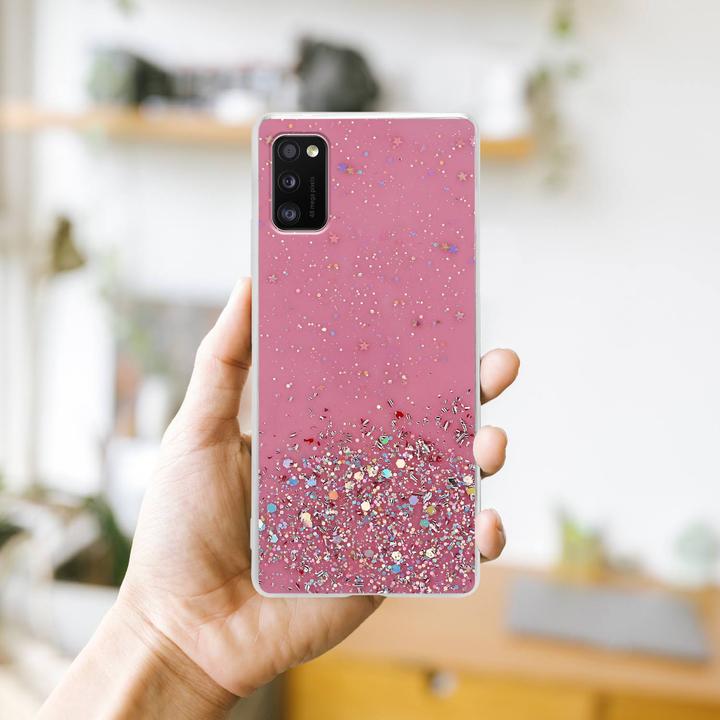 Produktbild Cadorabo TPU Cover funkelnder Glitter (Samsung Galaxy A41)