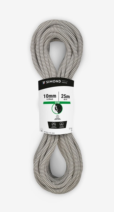 Immagine prodotto Simond Corda da arrampicata - Klimb Gym 10 mm × 25 m nero (25 m)