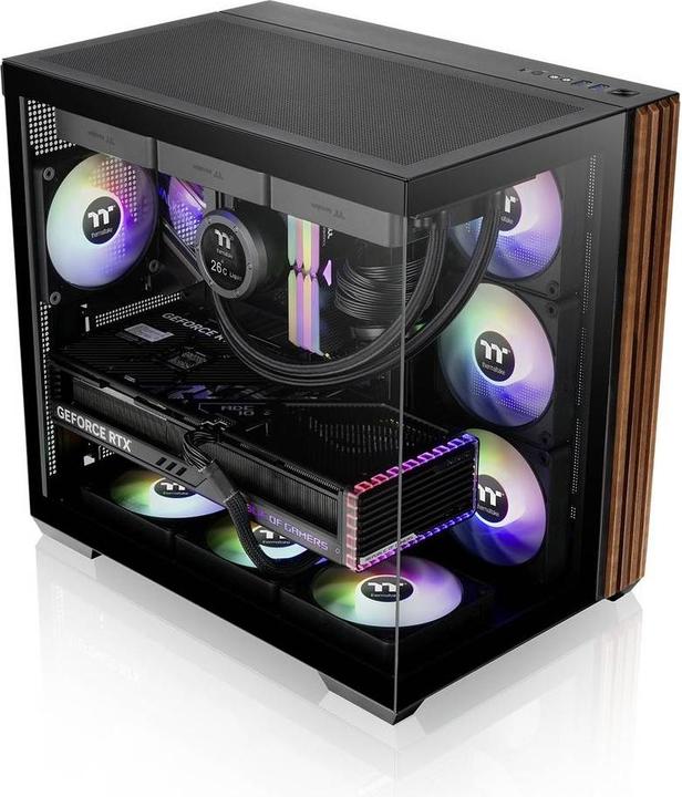 Produktbild Thermaltake Geh View 380 WS Midi Tower "ARGB" Black retail (mATX, Mini-ITX, ATX)