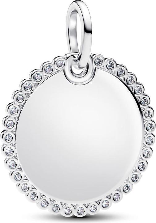 Immagine prodotto Pandora Engravable Round Tag Pendant Sterling silver (Argento 925)