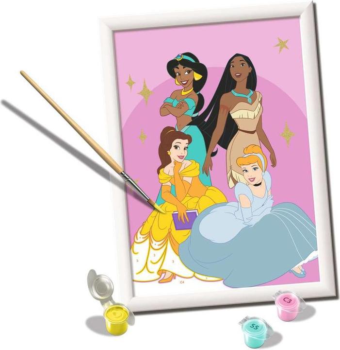 Actual product image Ravensburger Painting by numbers - Disney Princesses