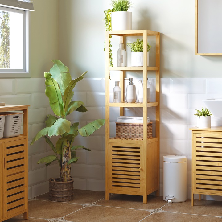 Actual product image Homcom Bathroom cabinet (36 x 33 x 140 cm)