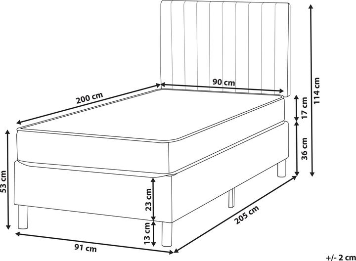 Actual product image Beliani Countess (90 x 200 cm)