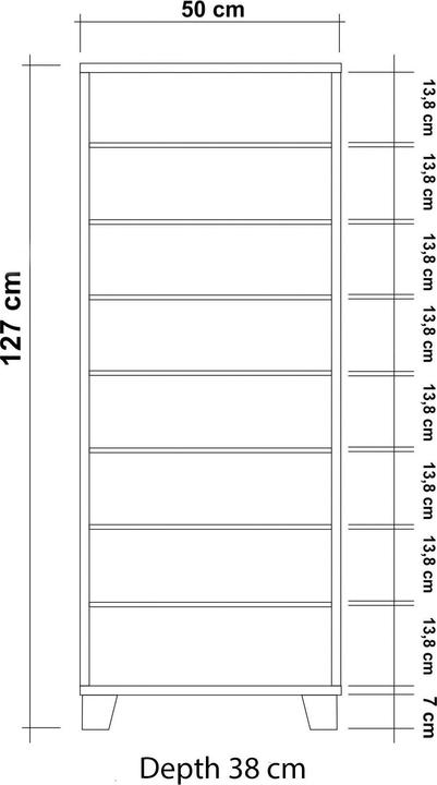 Produktbild Homitis Annalise (50 x 38 x 127 cm)