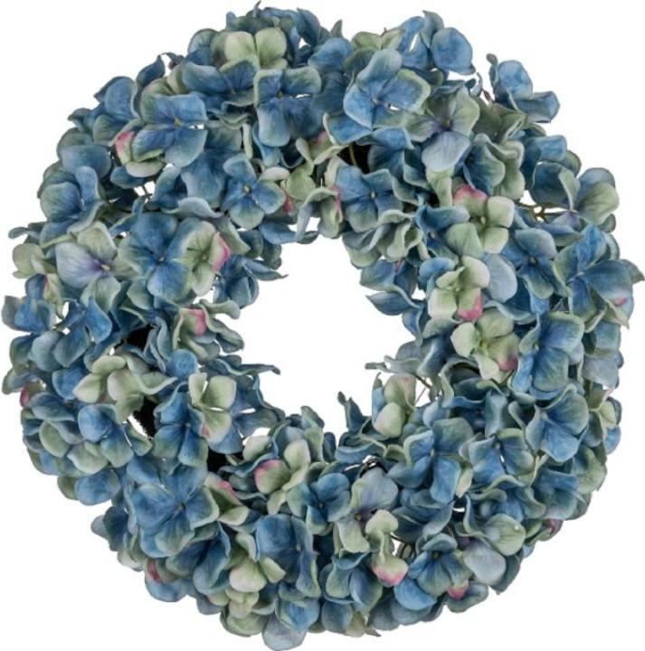 Gasper Hortensienkranz, Blau D: 38 cm