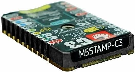 Actual product image M5Stack Developer board M5Stamp C3 Mate with pin headers