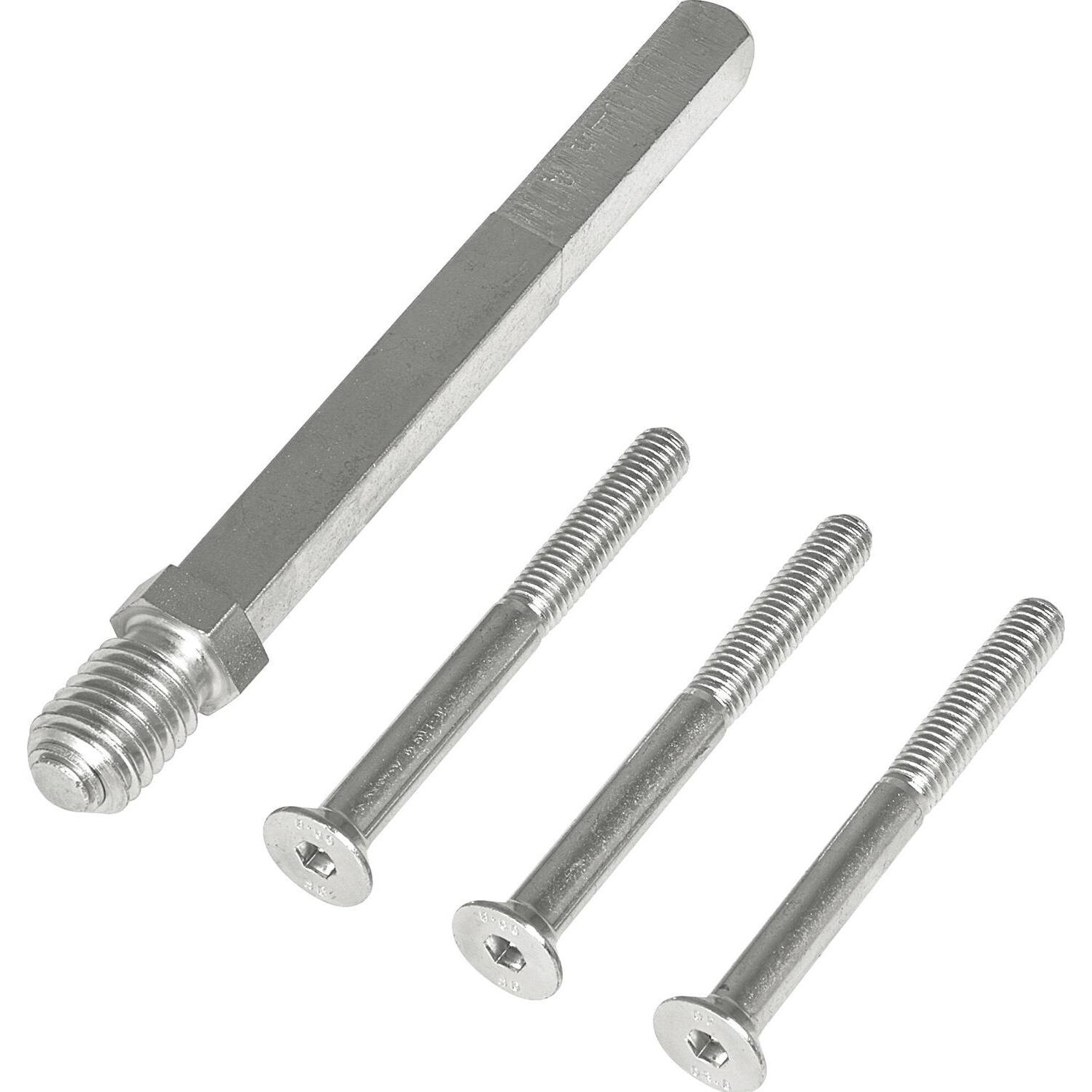 Marchesi, Türgriff + Fenstergriff, Wechselstiftt für TS 85-95 mit Schrauben Vierkant 8 / 8,5 Stahl verzinkt (Türgriff)