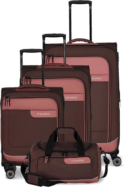 Actual product image Travelite VIIA 4-wheel suitcase set 4 pcs. (195 l)