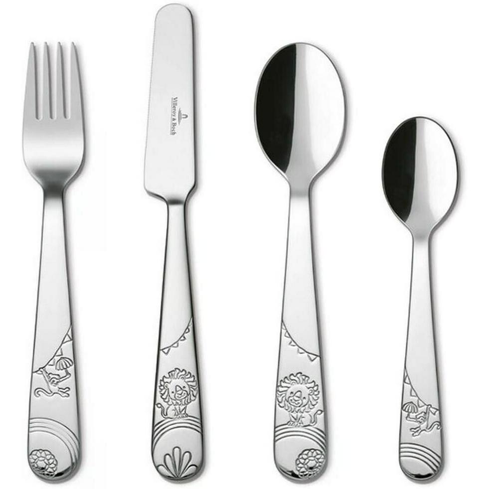 Villeroy & Boch, Kindergeschirr + Kinderbesteck, Kinderbesteck 4tlg. Roar like a Lion