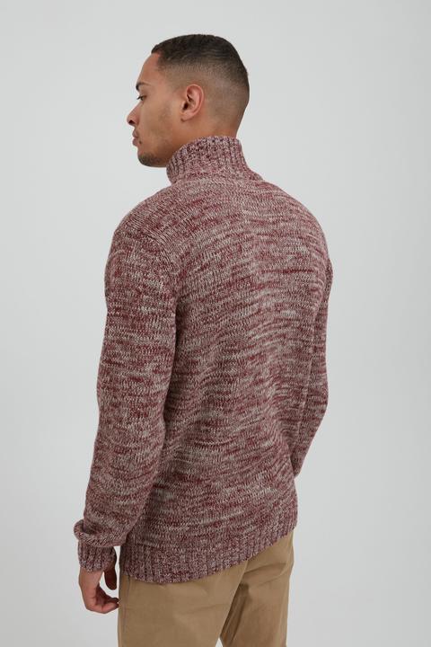 Actual product image Solid Pomeroy Men's Cardigan Chunky Knit Jacket With Funnel Neck Made Of 100% Cotton (M)