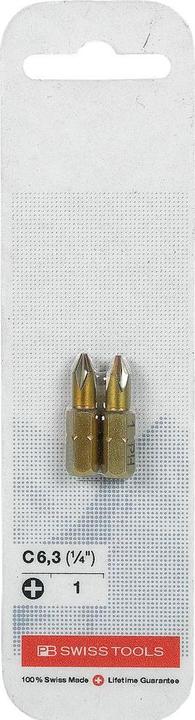 Actual product image PB Swiss Tools Phillips screw insert (Cross Phillips PH)