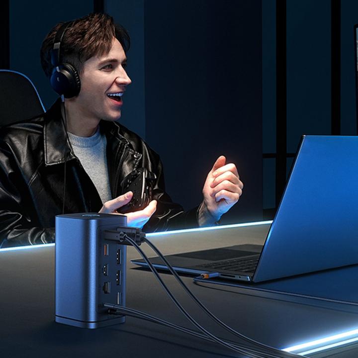 Actual product image Baseus Stacja/replikator Spacemate RD1 11w1 USB-C (11 ports)