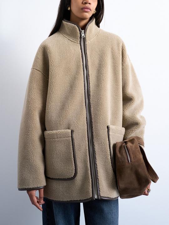 Actual product image Spokey Hoch geschlossen Jacke Teddyfell Jacke (S)