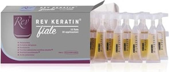 Actual product image Rev Pharmabio Rev Keratin 15 Ampoules