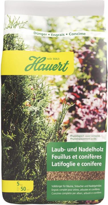 Hauert Engrais pour bois dur et bois tendre (5 kg, 5 l)