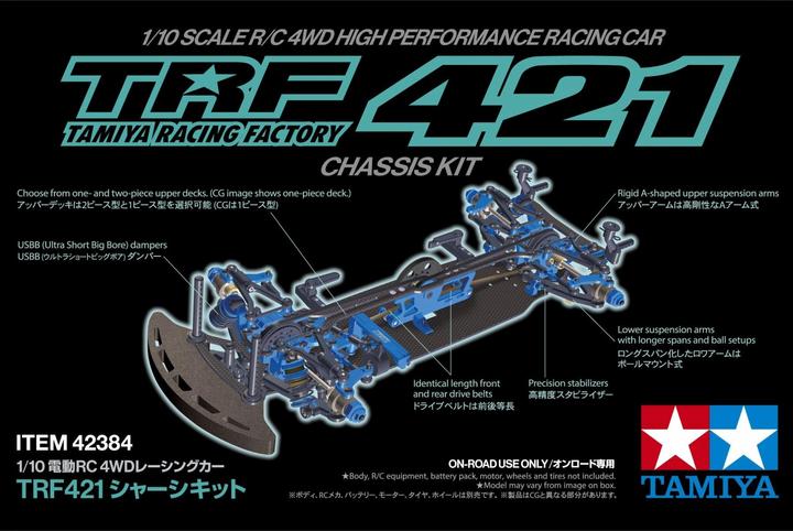 Actual product image Tamiya TRF421 Chassis Kit (Kit)